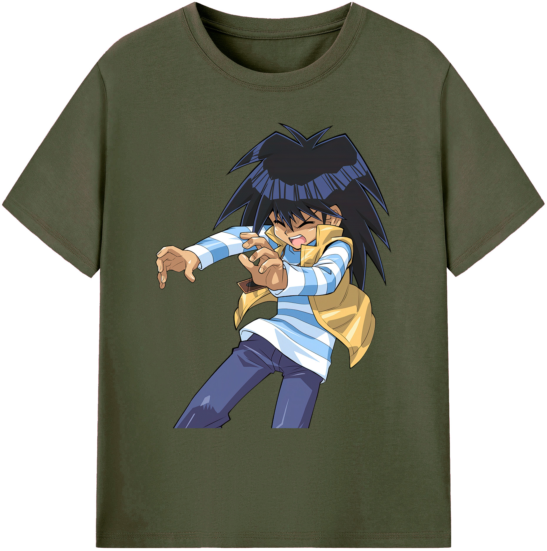 （画像用） 遊☆戯☆王 Yu-Gi-Oh! 綿100％ メンズ半袖Tシャツ｜肌触りやわらか＆通気性